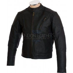 Premier Cruiser Class Matt Leather Motorcycle Jacket